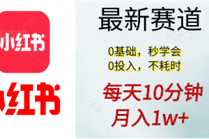 (11340期)每天10分钟,月入1w+。看完就会的无脑项目