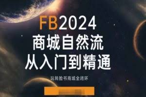 2024Faceboo商城自然流(从入门到精通)，玩转脸书商城全闭环