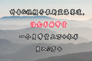 抖音&视频号最新蓝海赛道，治愈书籍带货，一个月带货上万+本书，月入2万＋