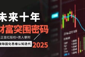 未来十年财富突围密码：根正苗红股权+贵人攀附，破除固化思维认知迭代