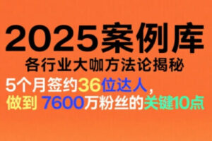 波波来了案例库，收录各行业大咖的方法论，各行业大咖方法论揭秘（更新2026年3月）
