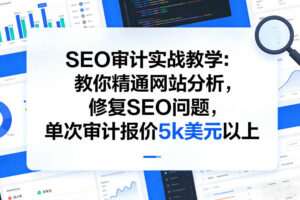 SEO审计实战教学：教你精通网站分析，修复SEO问题，单次审计报价5k美元以上